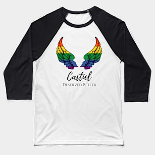 Castiel deserved better rainbow wings 2 Baseball T-Shirt